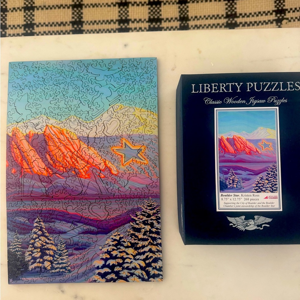 Liberty wood puzzle